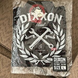 Dixxon Finney Black/red hammer and wrench design